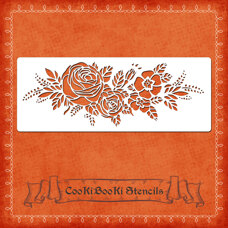 Silicone Stencil - Flowers Board