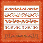 Silicone Stencil - Christmas Boarders No. 01