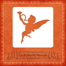 Decoration Materials - Silicone Stencil - Angel #01