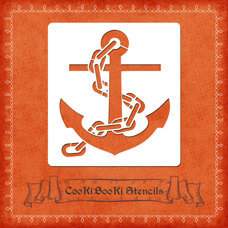 Silicone Stencil - Anchor