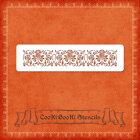 Silicone Stencil - Flower Border
