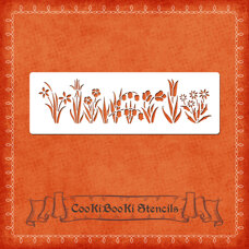 Silicone Stencil - Spring Flowers Board