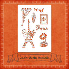 Silicone Stencil - Paris No. 01