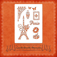 Silicone Stencil - Paris No. 01