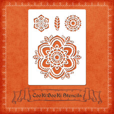 Decoration Materials - Silicone Stencil - Ornaments #03