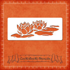 Silicone Stencil - Water Lily