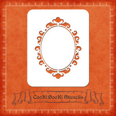 Silicone Stencil - Decorative Frame No. 01