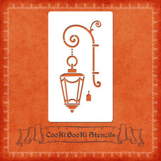 Silicone Stencil - Vintage Lantern No. 01