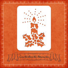 Silicone Stencil - Christmas Candle No. 01