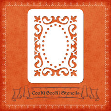 Silicone Stencil - Decorative Frame No. 02