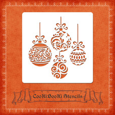 Silicone Stencil - Christmas Decoration No. 03