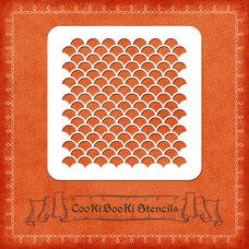 Silicone Stencil - Fish Flake