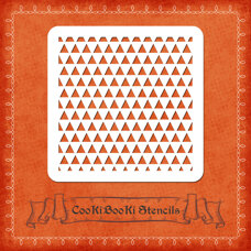 Silicone Stencil - Arranged Triangles