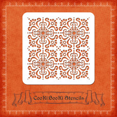 Decoration Materials - Silicone Stencil - Lace Ornaments #01