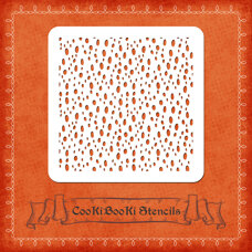 Silicone Stencil - Falling Bubbles
