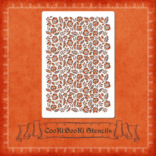 Silicone Stencil - Flower Texture No. 02