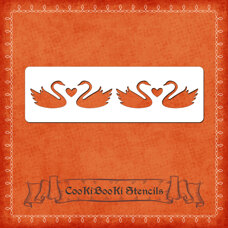 Silicone Stencil - Swans