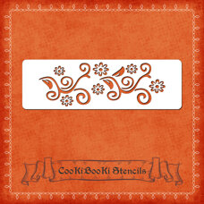 Silicone Stencil - Blossoms No. 07