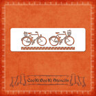 Silicone Stencil - Vintage Bikes