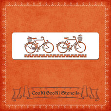 Silicone Stencil - Vintage Bikes