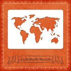 Silicone Stencil - World Map