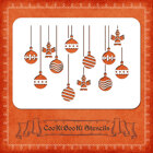 Silicone Stencil - Christmas Ornaments