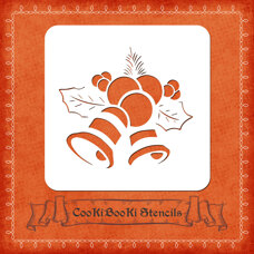 Silicone Stencil - Christmas Bells No. 04