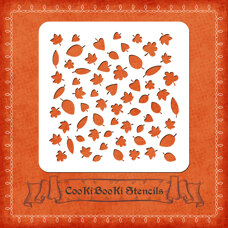 Silicone Stencil - Texture Leafs