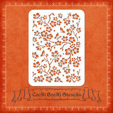 Silicone Stencil - Bloomy Branches