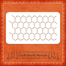 Silicone Stencil - Wire Fence