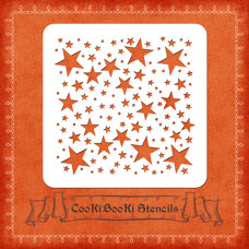 Silicone Stencil - Stars No. 01