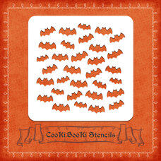 Silicone Stencil - Bats No. 01