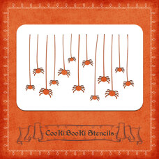 Decoration Materials - Silicone Stencil - Hanging Bugs