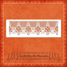 Silicone Stencil - Lace Ornament No. 03