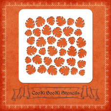 Silicone Stencil - Monstera Texture