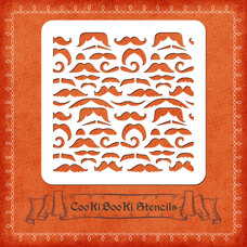 Decoration Materials - Silicone Stencil - Mustache