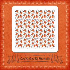 Silicone Stencil - Christmas Lights