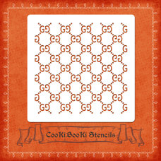 Decoration Materials - Silicone Stencil - Texture Gucci