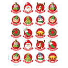 Edible Stickers - Christmas Stickers No. 04 Edible Stickers - Christmas Stickers No. 04