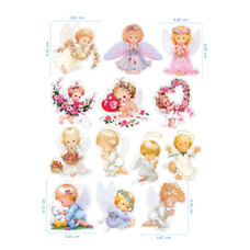 Edible Stickers - Baby Angels No. 02