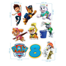 Захарни стикери - Ядливи стикери - Paw Patrol #04