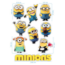 Edible Stickers - Minions No. 01