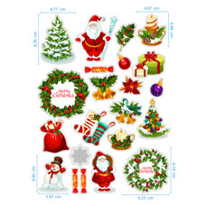 Edible Stickers - Christmas Stickers No. 05