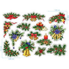 Edible Stickers - Christmas Ornaments