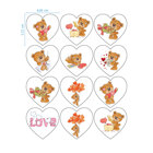 Edible Stickers - Valentine No. 03