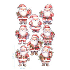 Edible Stickers - Santa No. 04