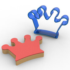 Polycarbonate Cookie Cutter – Tiara
