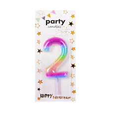 Party Candle Zero - Rainbow Two