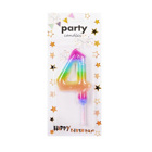 Party Candle Zero - Rainbow Four