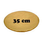 Cake Lightweight Board Round - Gold 35cm